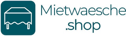 Mietwaesche.shop - Hussen, Tischdecken & mehr, Brautstrauß · Deko · Hussen Ludwigsburg, Logo